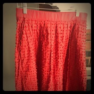 J Crew Clip Dot Skirt Size 10